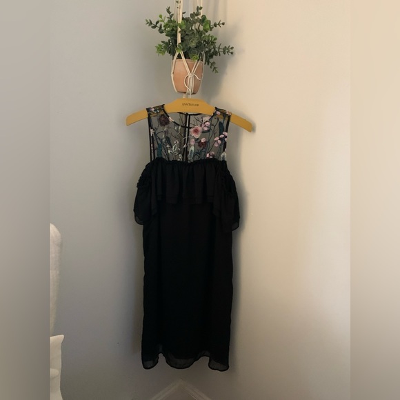 H&M | Dresses | Hm Embroidered Mesh Dress Size 6 | Poshmark